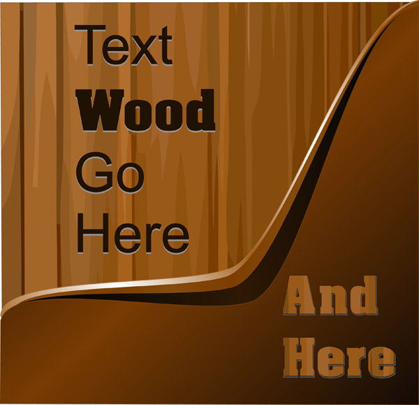 Wood grain background vector