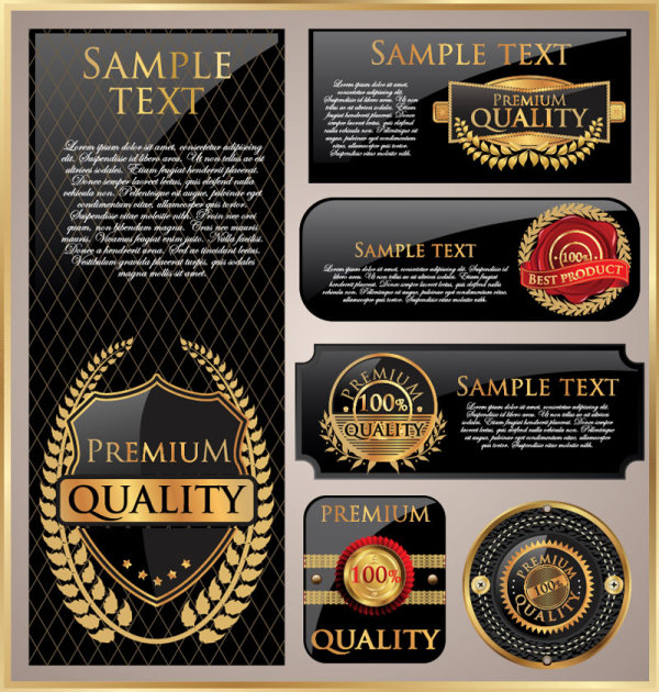 quality premium luxury labels label 