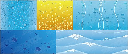 water-related vector material background 