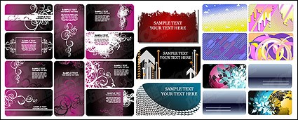 vector template material card background 