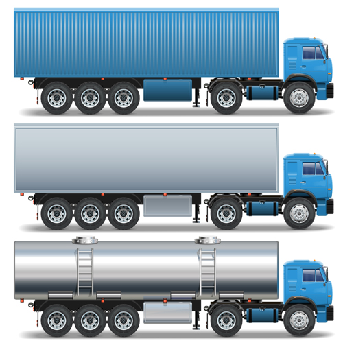 truck material blue big 