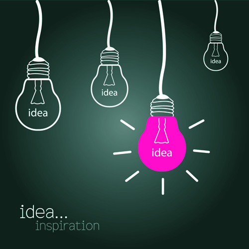 Concept Bulb design vector 03