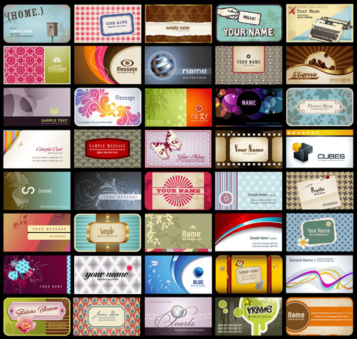 Best Business Cards vector material Collection 02