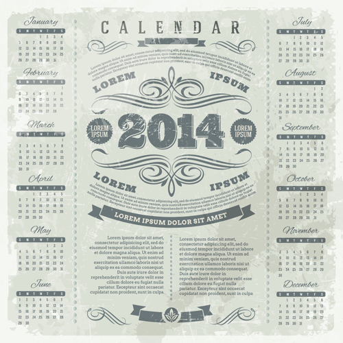 Huge collection calendar 2014 