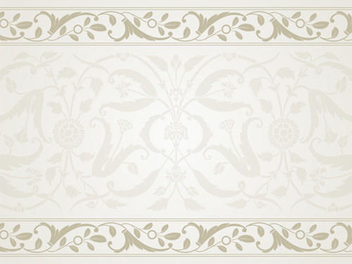 Elegant ornament floral borders seamless vector 03