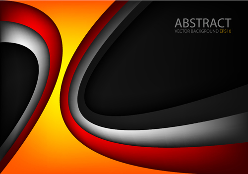 Fashion multilayer abstract art background vector 08