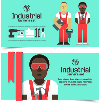 industrial funny banner 