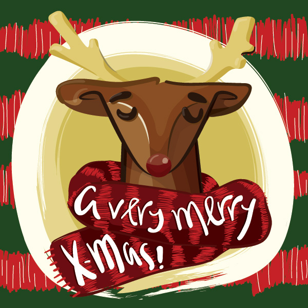 reindeer merry christmas merry christmas 
