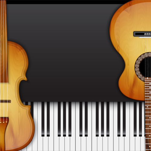 musical instruments musical modern instrument background 