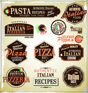 pizza labels label 
