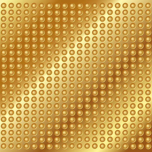 Shiny golden metallic vector background material 02