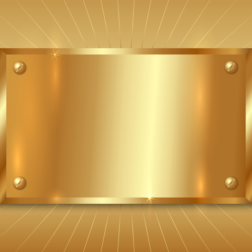 shiny metallic material golden background 