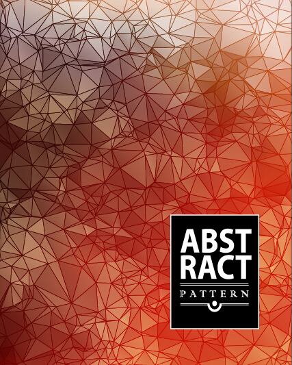 Shiny polygonal pattern vector material