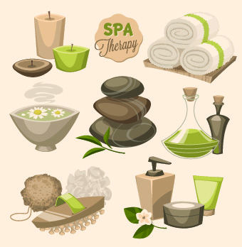 Spa therapy and beauty vector 05