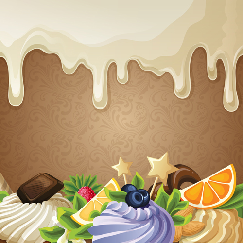 sweet chocolate background 