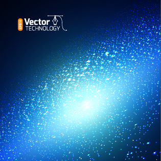 Universe galaxy elements background vector