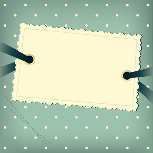 Set of Vintage photo Frames vector 04