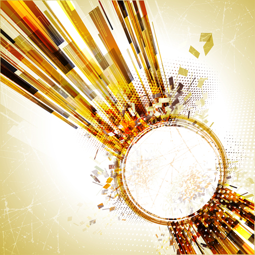 Abstract Garbage backgrounds vector 01