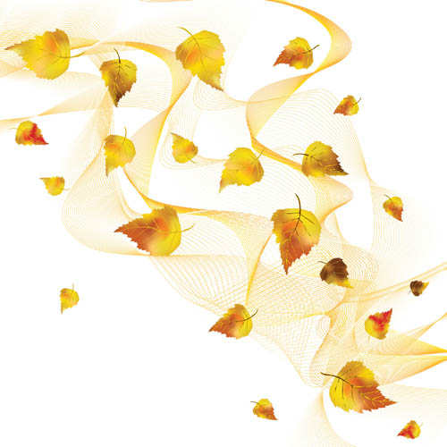 Pretty Autumn backgrounds art vector 05