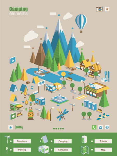 camping business template business 