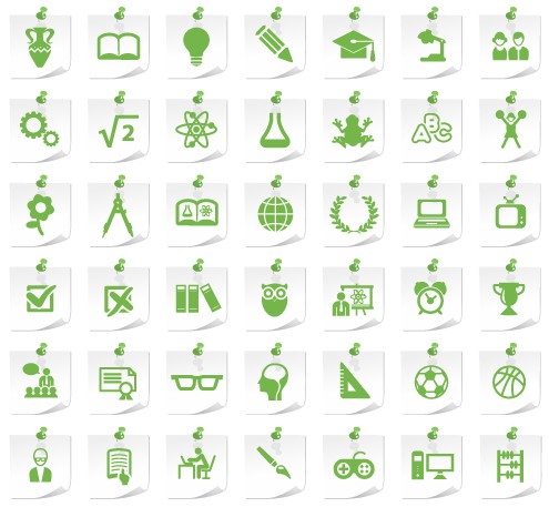 Creative notepaper design vector graphics 04