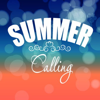 Shiny summer art background vector 05