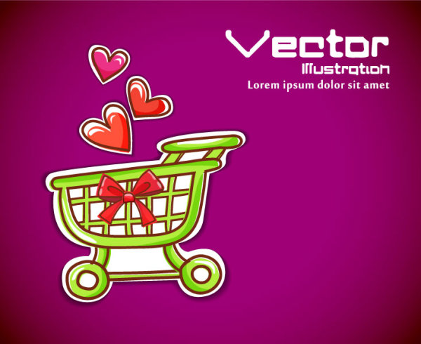 Set of cartoon elements Illustration vector 02