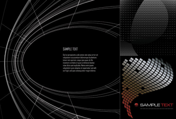 Brown dynamic background vector