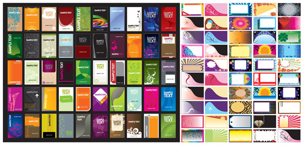 The card background templates vector