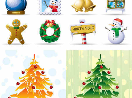 Cute Christmas icons