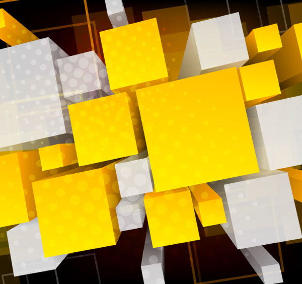 3D concept abstract vector backgrounds 02