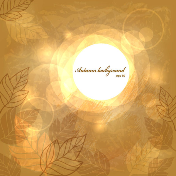 Autumn background with Aperture vector