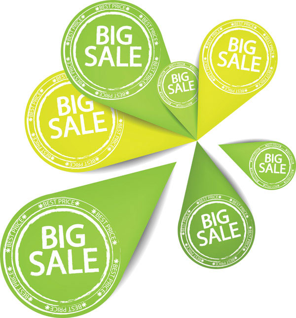 sales sale radial postmark graphics discount circular 