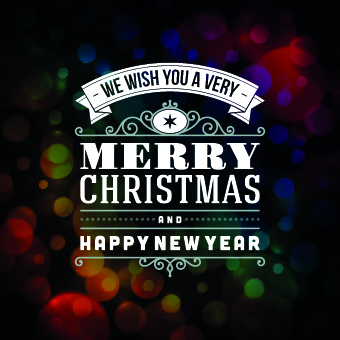 2014 Christmas Halation backgrounds vector