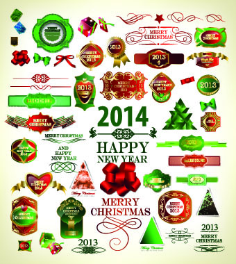 labels label decoration creative christmas 2014 