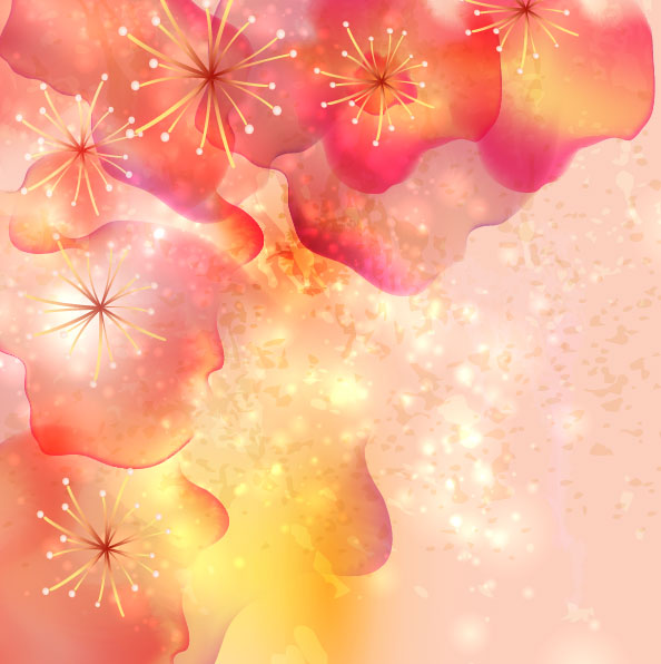 Decorative pattern background 01 set vector graphic