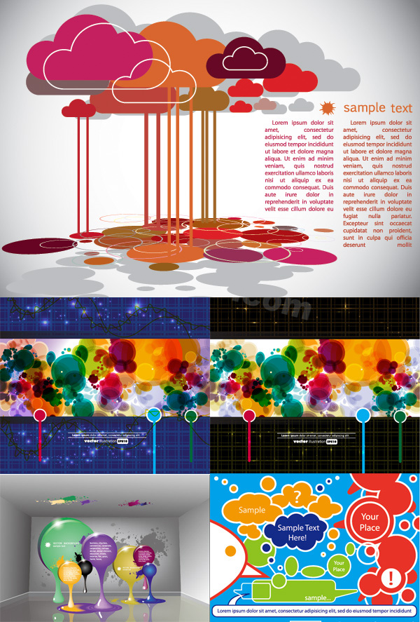 Modern style background