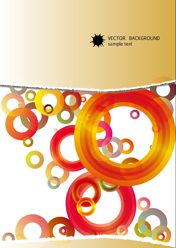 Circular background design 2 Vector