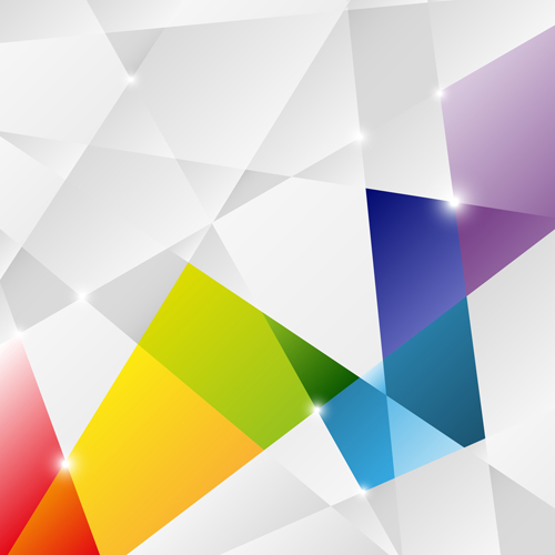 Abstract geometric shapes background