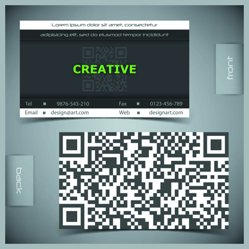 Creative Business Cards Vector background 04