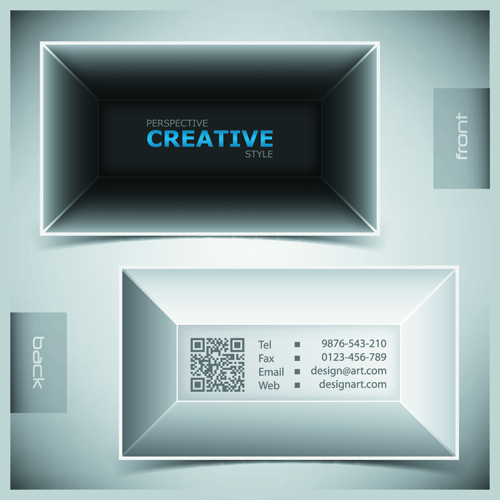 Creative Business Cards Vector background 05