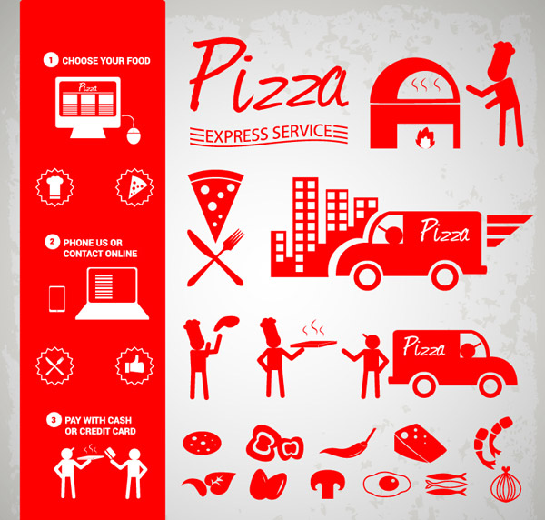 pizza elements element creative 