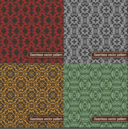 vintage vector pattern seamless pattern decorative 