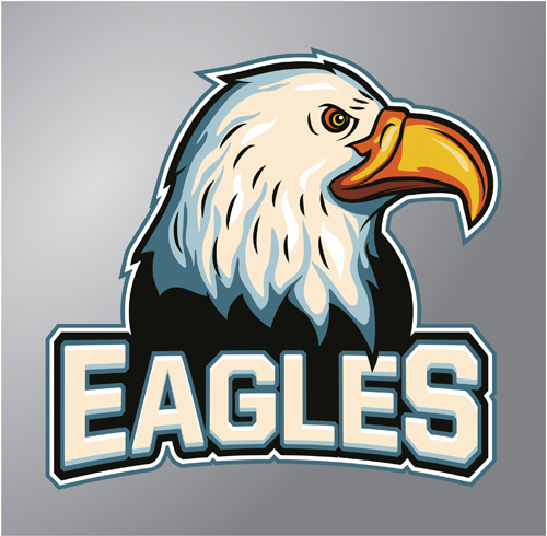 Eagles logo vector material 02