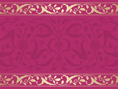 Elegant ornament floral borders seamless vector 01