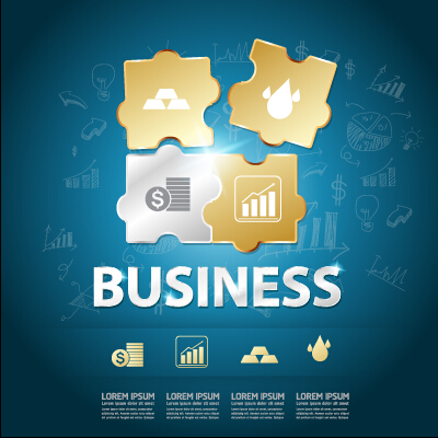 Finance business template concept vector 08