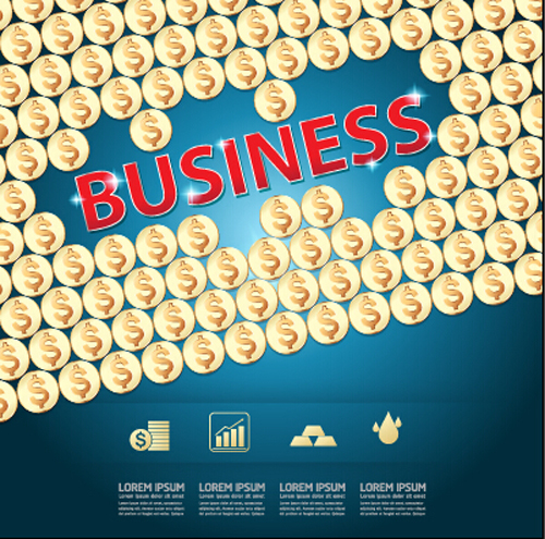 Finance business template concept vector 10