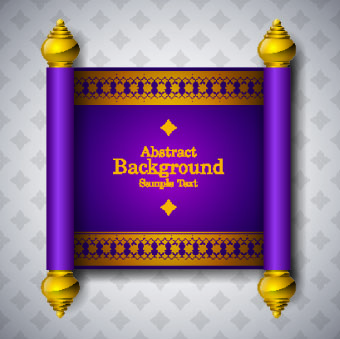 scroll background vector background arabic 
