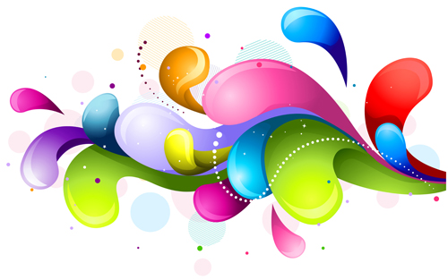 ect holiday background vector set 06 Shiny colored object holiday background vector set 06