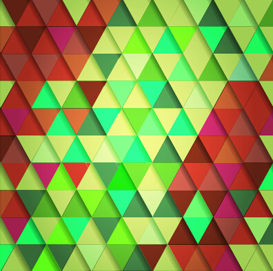triangle shiny pattern colored 